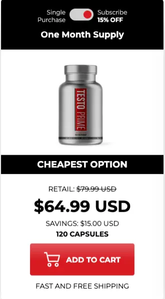 testoprime 1 bottle price