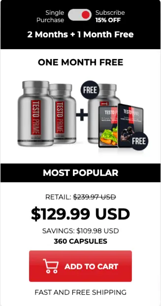 testoprime 2 bottles price